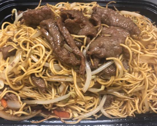 Beef Lo Mein party tray 牛捞面